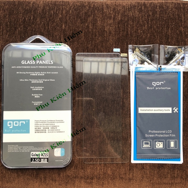 2 Cường lực Samsung A21S loại tốt Gor