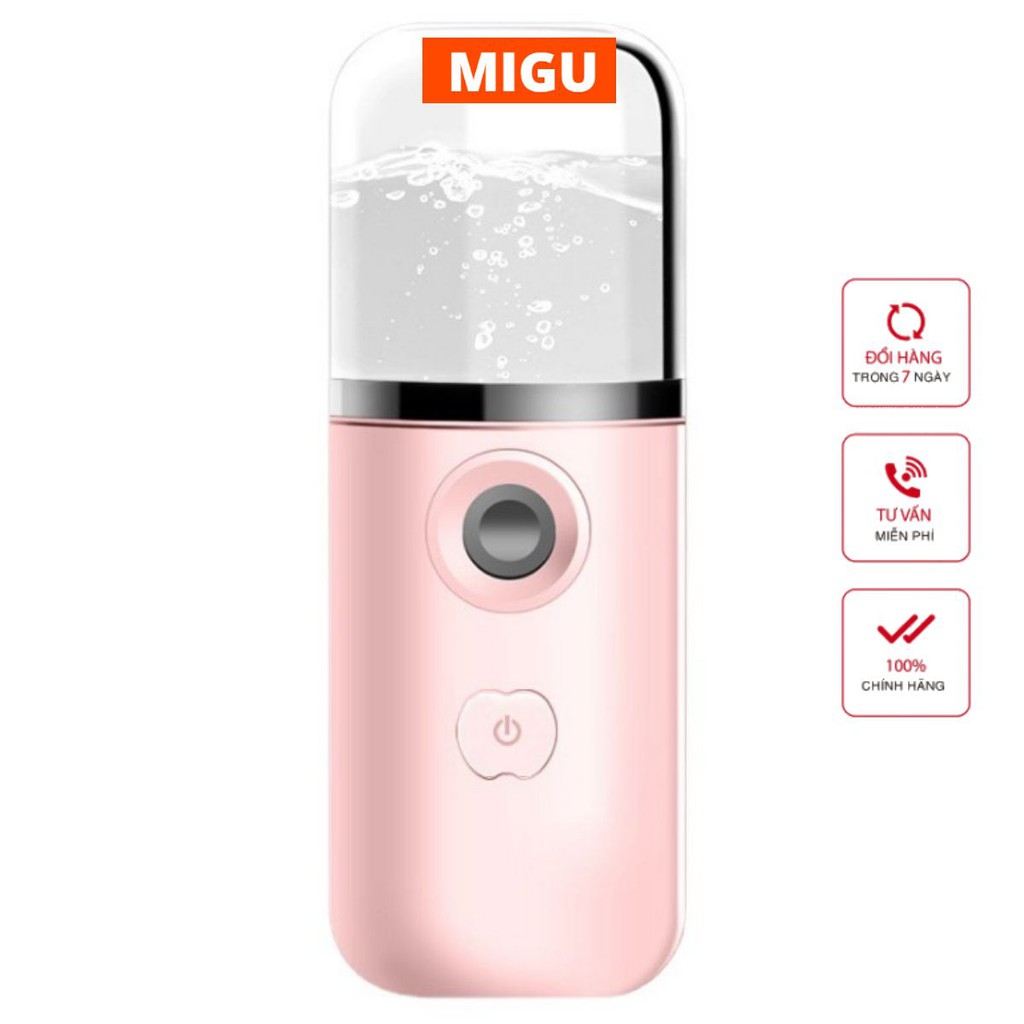 Máy phun sương tạo ẩm mini cầm tay xông mặt giúp làn da tươi trẻ mỗi ngày MIGU.VN | BigBuy360 - bigbuy360.vn