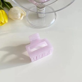 Kẹp Tóc Càng Cua Hình Vuông Lớn Màu Sắc Đơn Giản Phong Cách Hàn Quốc