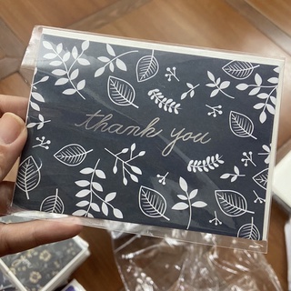 Thiệp thank you 1 mặt 9x13cm