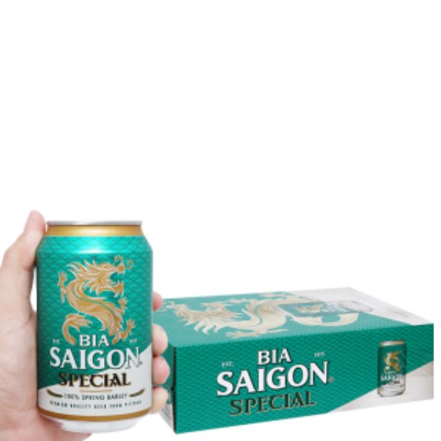 Thùng 24 lon bia Sài Gòn Special 330ml