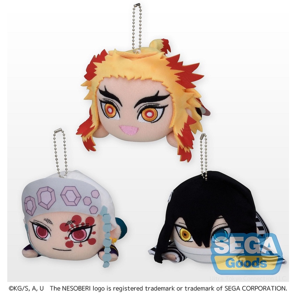 Tổng hợp móc chìa khóa bông Demon Slayer: Kimetsu no Yaiba EX NESOBERI  KCM Vol.4 chính hãng Nhật Bản