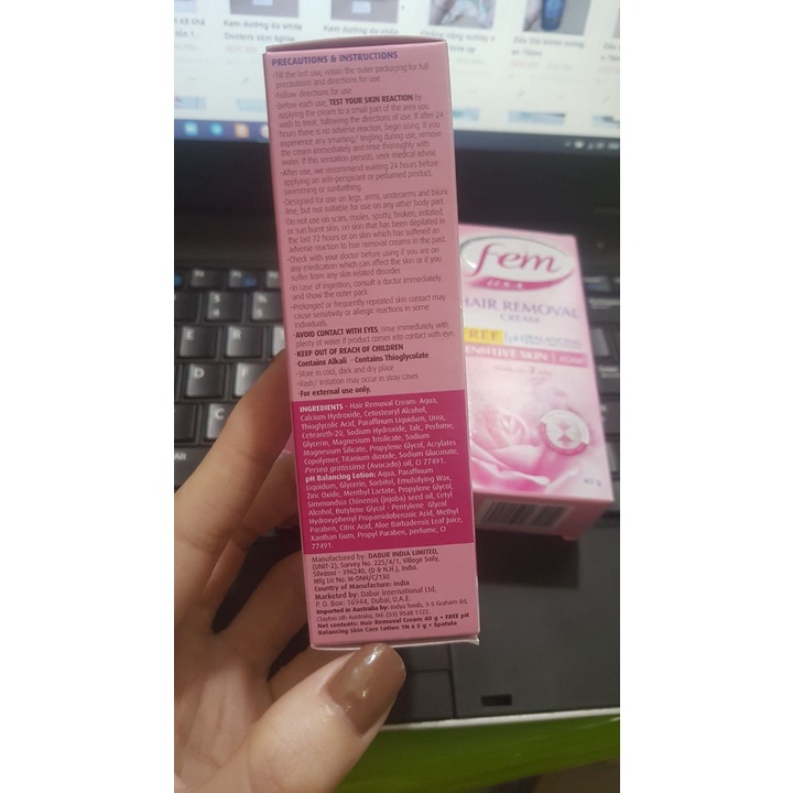 Tẩy lông fem 40g