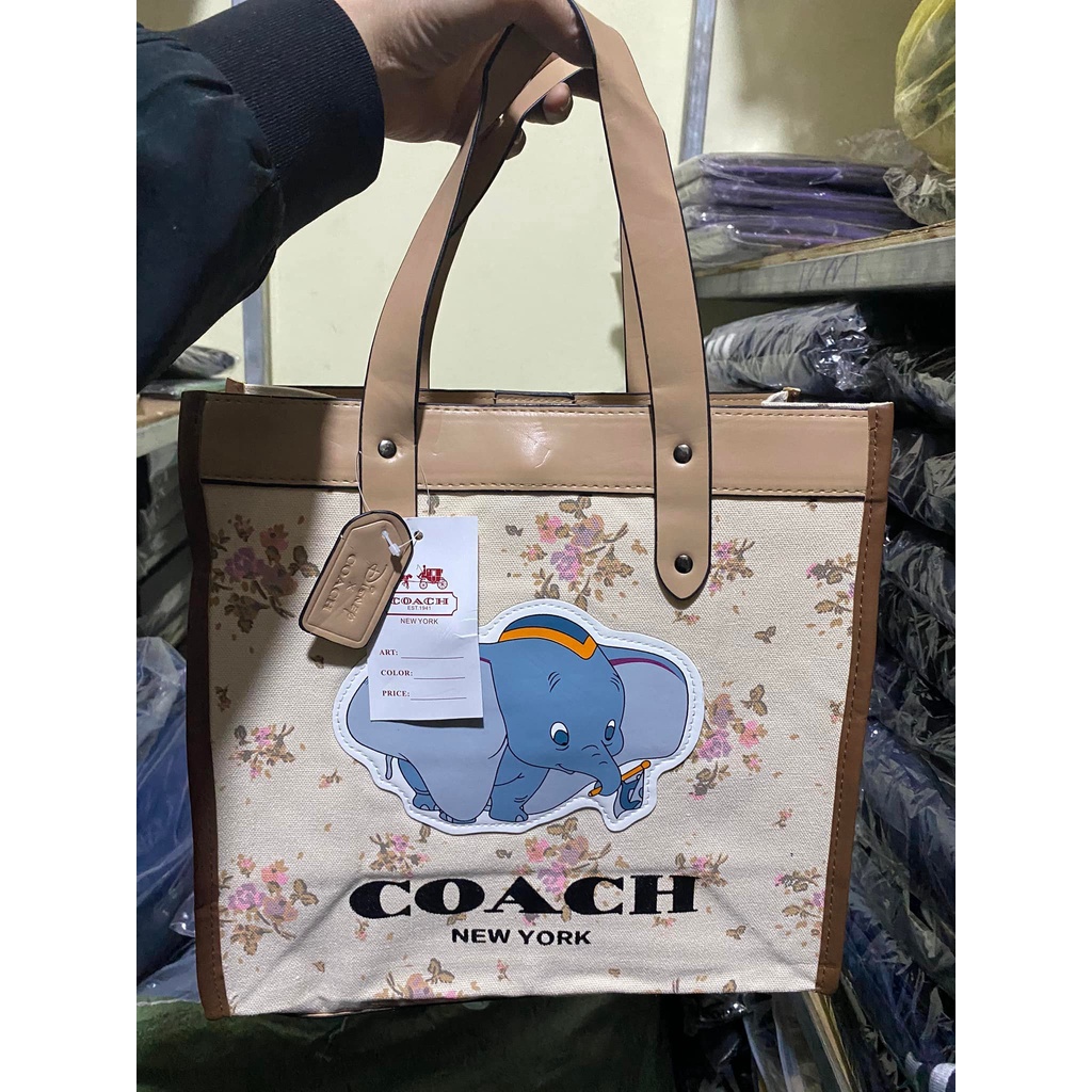 TÚI XÁCH COACH HÌNH VOI DISNEY SIZE 30CM SIÊU XỊN