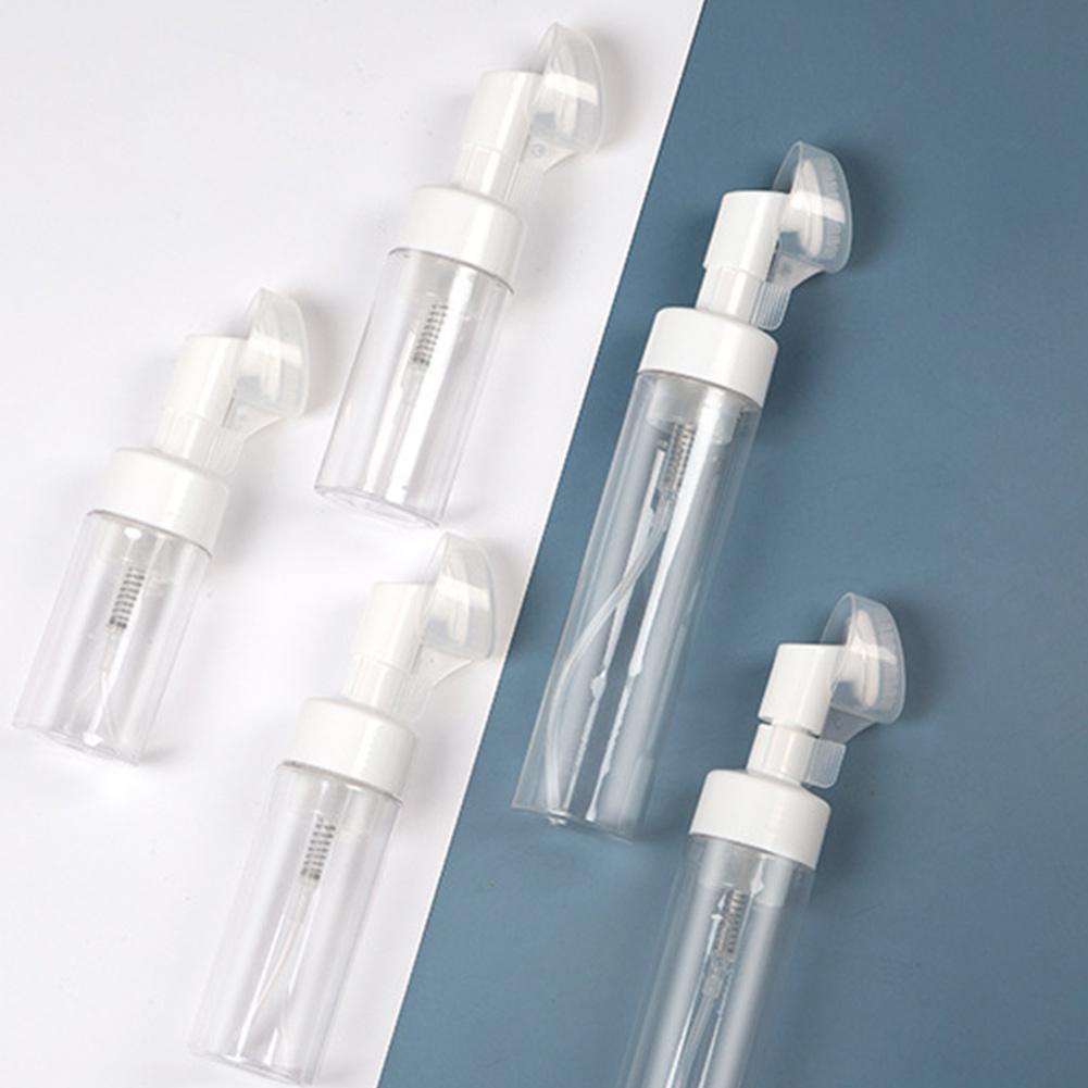 [Hàng mới về] Chai có cọ rửa mặt tạo bọt A7E4 100ml / 120ml / 150ml / 200ml / 200ml