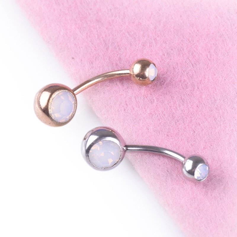 Khuyên Rốn Đính Đá Opal Thời Trang