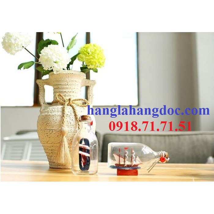 Thuyền trong chai quà tặng sang trọng và ý nghĩa V3 (14x6cm)