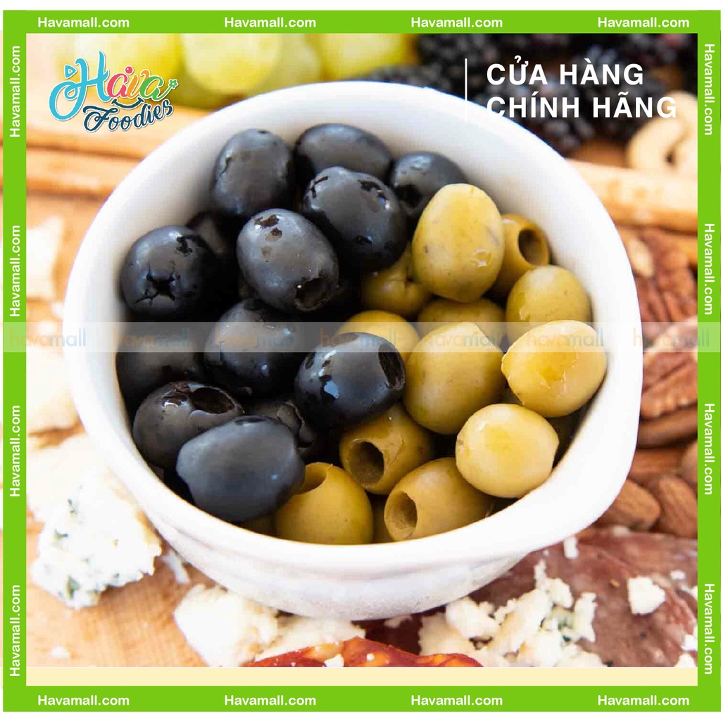 [HÀNG CHÍNH HÃNG] Trái Oliu Đen Không Hạt Crespo 387gr – Pitted Ripe Olives