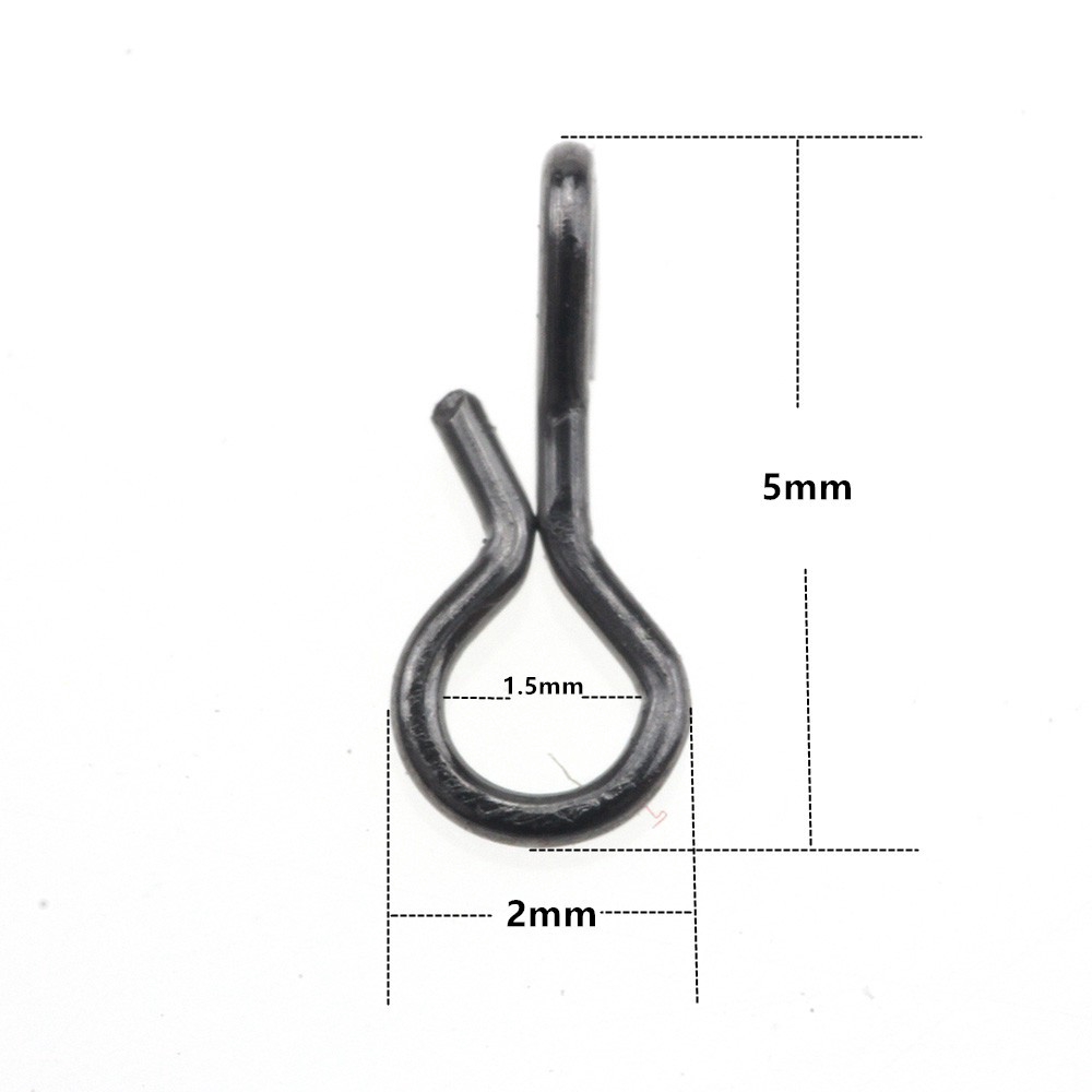 Set 100 Móc Câu Cá Bằng Thép Các Bon Chất Lượng Cao