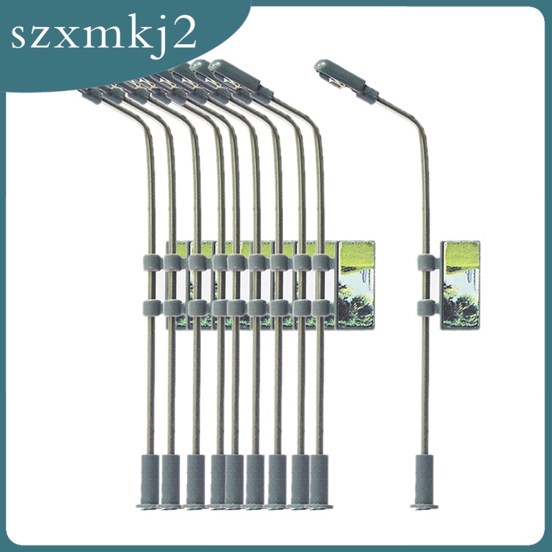 Set 10 Mô Hình Đèn Led Trang Trí Sân Vườn Tỉ Lệ 1: 100