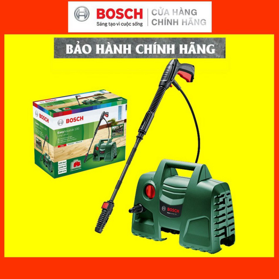 [HÀNG CHÍNH HÃNG] Máy Phun Xịt Rửa Áp Lực Bosch EasyAquatak 100LL , Giá Cạnh Tranh, Chất Lượng Hàng Đầu