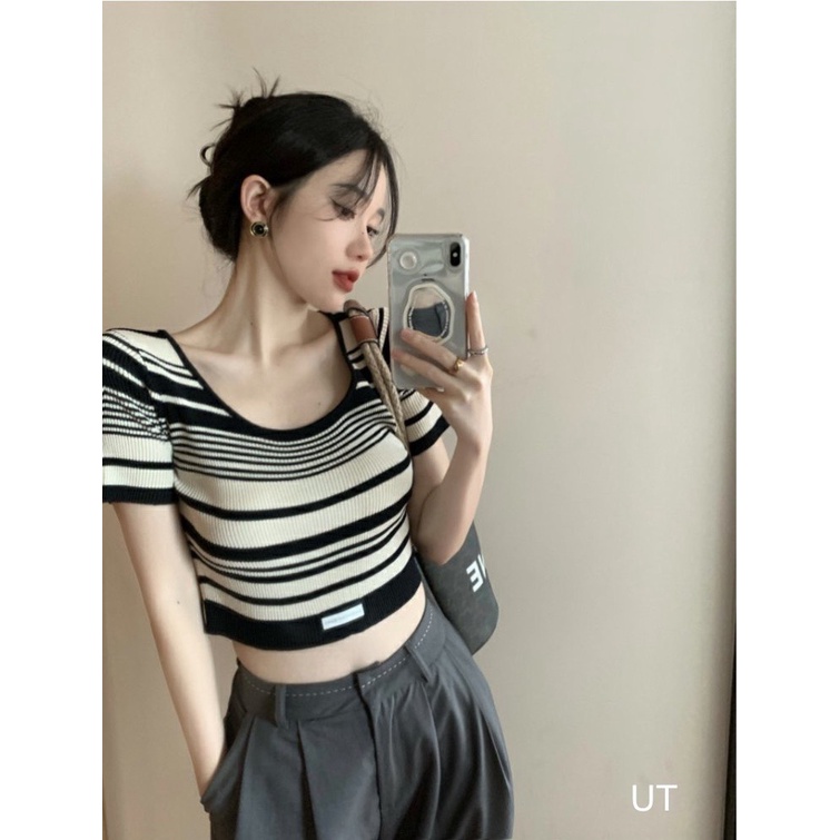 Áo Len Tăm Cổ Tròn Siêu Xinh UP hhp (Mẫu Mới)