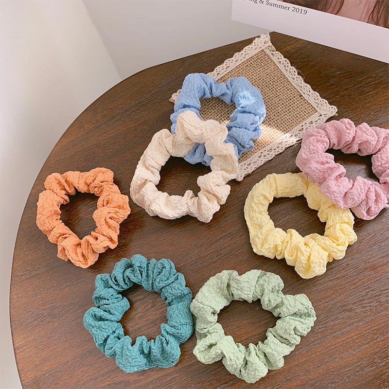 Cột tóc vải nhúm set 2 cái