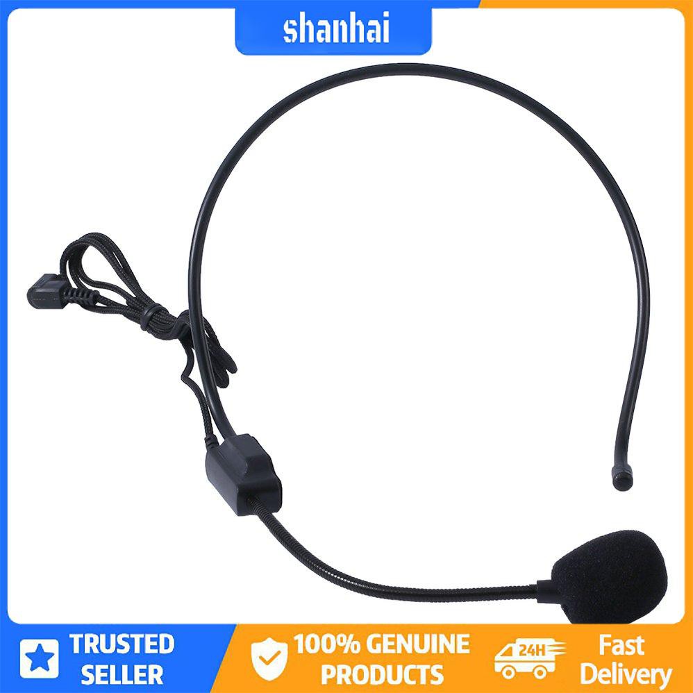 Tai nghe có dây giọng hát đầu tiên Micrô microfono cho loa khuếch đại giọng nói | BigBuy360 - bigbuy360.vn