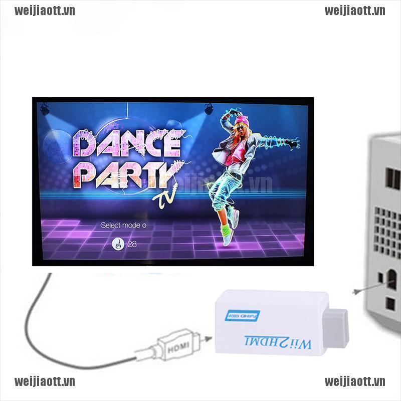 Bộ Chuyển Đổi Wejt Hd Wii Sang Hdmi 1080p / 720p Với Giắc 3.5mm