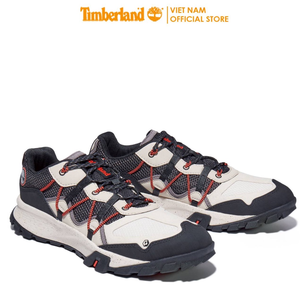 Giày Thể Thao Nam Garrison Trail Leather/Fabric Low AC Hiking Sneakers Màu Trắng Timberland TB0A2A825N