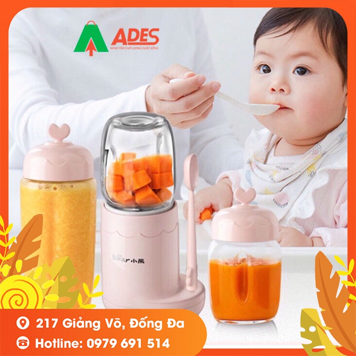 Máy xay thực phẩm cho trẻ em Bear GR-B03V1 - BẢN QUỐC TẾ - Bảo Hành Chính Hãng 12 Tháng - Xay Bột, Xay Cháo, Xay Rau Củ