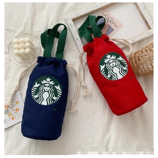 Túi rút vãi bố đựng starbucks
