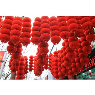 Lồng đèn đỏ chữ phúc hongkong