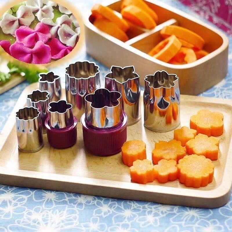 Bộ chặn 8 món tạo hình củ quả cho bé