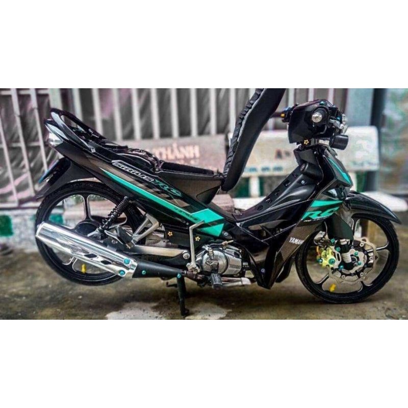tem rời sirius đen phối xanh rc