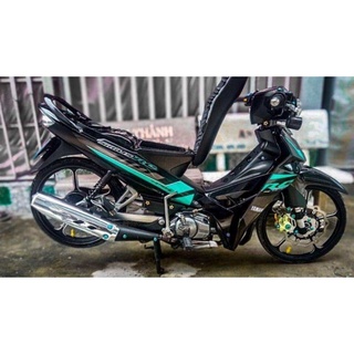 Tem rời sirius đen phối xanh rc