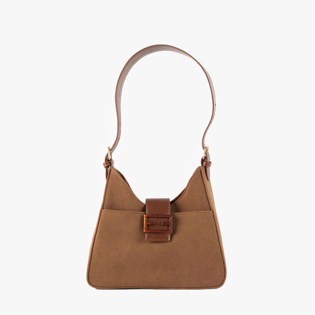 Túi Đeo Vai / Xách Tay Bằng Da Lộn Nhám Phong Cách Retro 2022 Mới Cao Cấp Cho Nữ