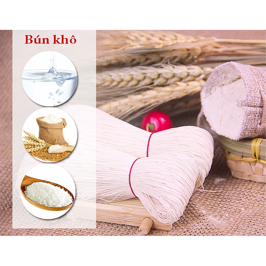 Mì gạo 1kg sạch bún miến khô nhà làm- Bún Khô, Hủ Tiếu Khô - Bún Gạo Rice Vermicelli Sợi dài khô sạch đảm bảo an toàn