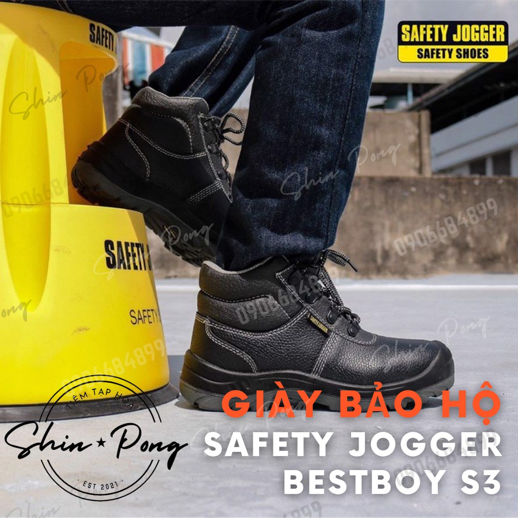 ⭐️ GIÀY BẢO HỘ ⭐️ SAFETY JOGGER BESTBOY S3 - ĐEN