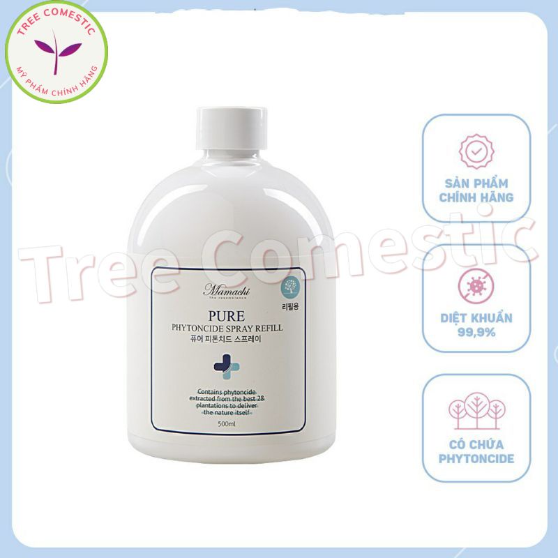 Xịt Khuẩn Phytoncide Nguyên Chất Mamachi Thanh Lọc, Làm Sạch Không Khí, Đồ Dùng Em Bé