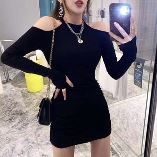 Đầm ôm trễ vai phong cách hàn quốc quyến rũ