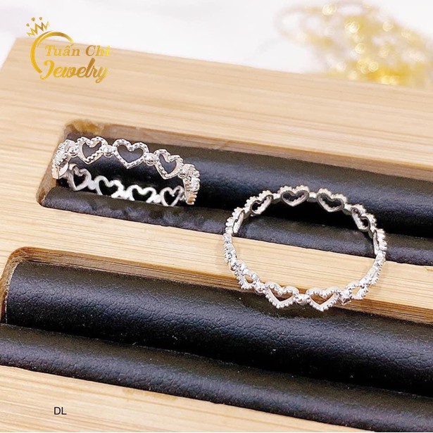 Nhẫn Bạc Nữ FREESHIP Nhẫn Nữ Bạc Ta Cao Cấp Kiểu Dáng Trơn Đơn Giản