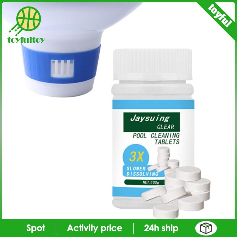 Set 3 Hộp Clo Nổi 100g Chuyên Dụng Cho Bể bơi