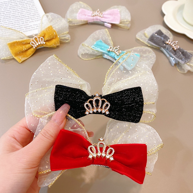 Kẹp tóc hình nơ xinh xắn cho bé gái