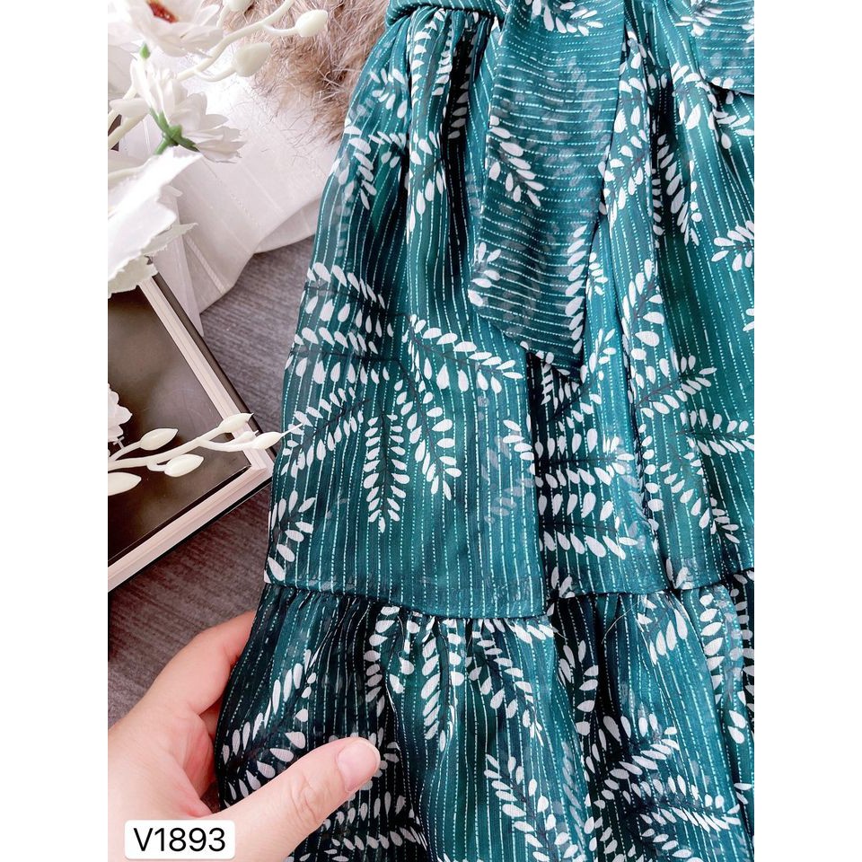 Váy Thiết Kế Dáng Xoè Voan Xanh V1826, Đầm Thiết Kế Chất Liệu Voan Cao Cấp - PK Official | BigBuy360 - bigbuy360.vn