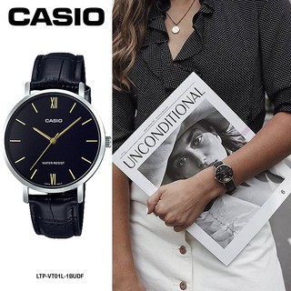 Đồng Hồ Nữ Dây Da Casio LTP-VT01L-1BUDF Chính Hãng