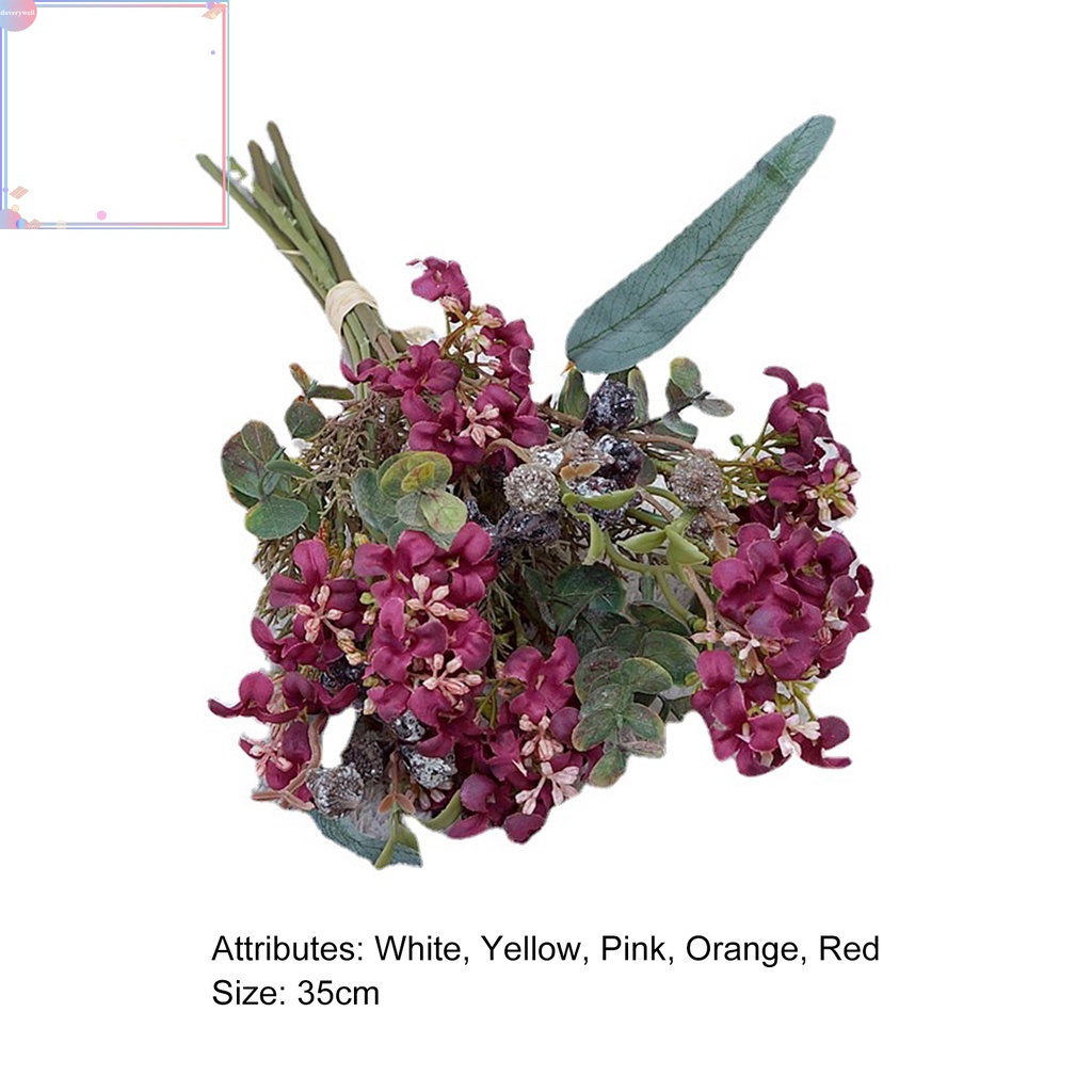 Hoa khuynh diệp nhân tạo mềm mại xinh xắn trang trí nhà cửa