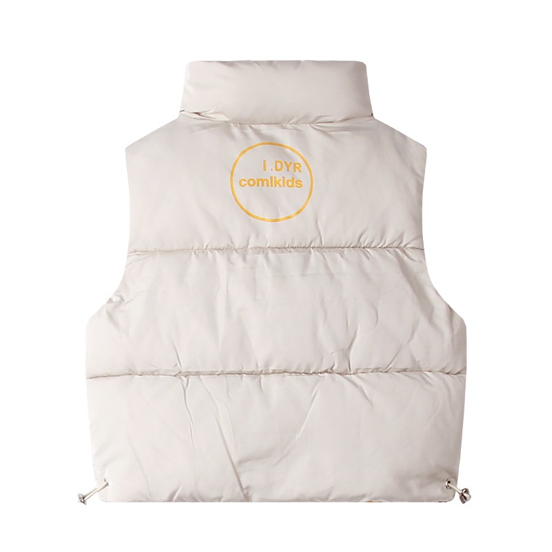 Áo Khoác Phao Không Tay Chất Liệu Cotton Dày Dặn Thời Trang