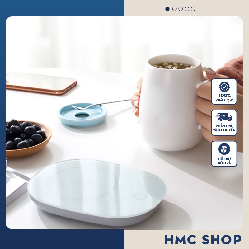 Đế Hâm Nóng Cốc Nước Cảm Biến Trọng Lượng 55 Độ &lt;3