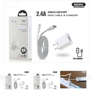 Bộ củ sạc remax rp-u14 lightning. hỗ trợ sạc nhanh 2,4a