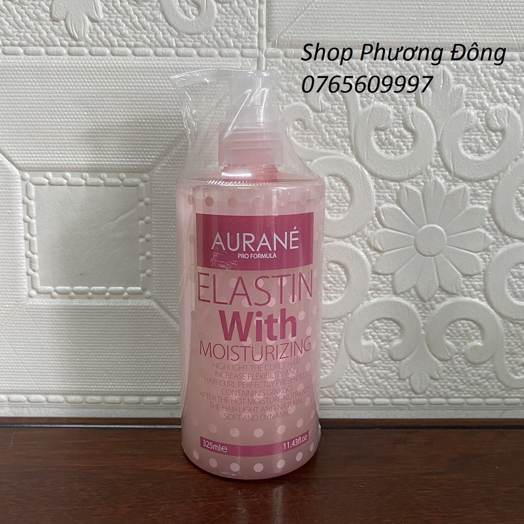 Gel dưỡng tạo kiểu tóc xoăn Aurane Elastin with Moisturizing 325ml