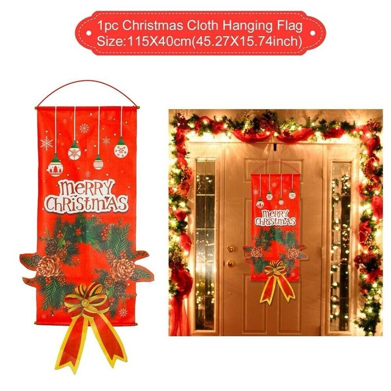 Dây Treo Trang Trí Cửa Sổ Phong Cách Giáng Sinh