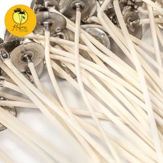 Bấc cotton 10cm - Tim nến - Flower 1969s