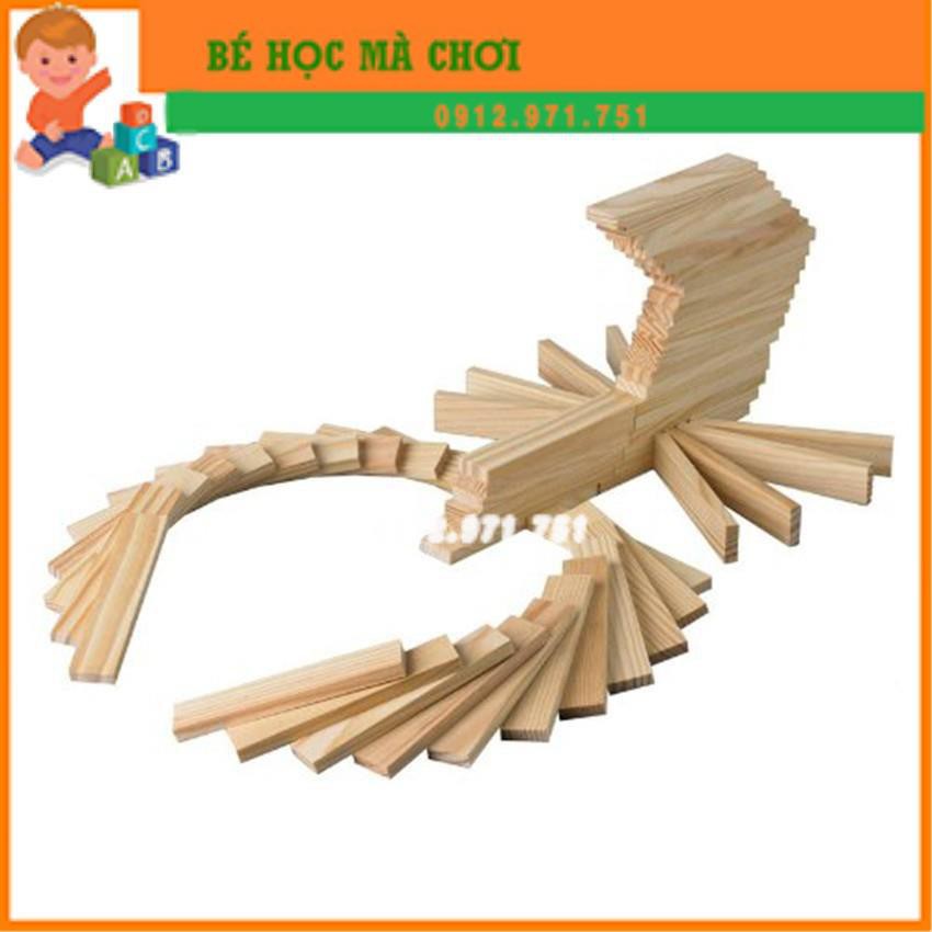 BỘ XẾP HÌNH KAPLA 100 THANH GỖ