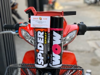 COMBO SỊT SÊN SPIDER + WOW + BÀN CHẢI - Dưỡng và rửa