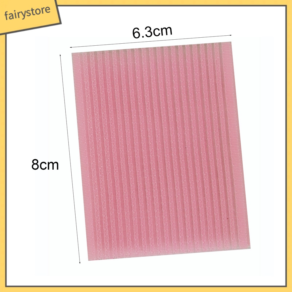 (Hàng Mới Về) Gói 100 Miếng Dán Tóc Bản Rộng Bằng Nhựa Mềm Cho Nữ