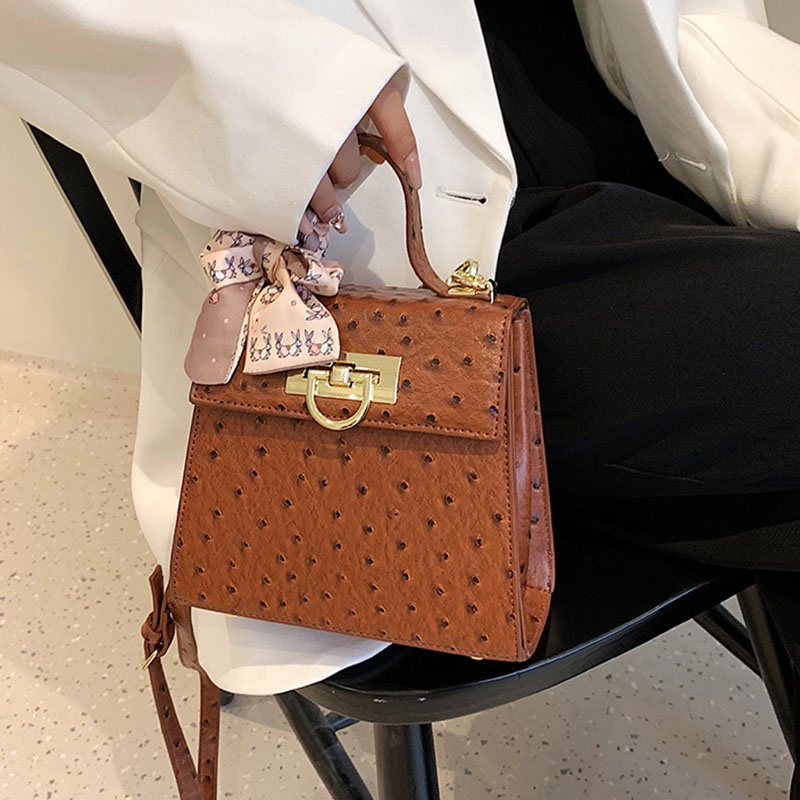 Túi Đeo Chéo Hình Vuông Cỡ Nhỏ Phong Cách Cổ Điển Thời Trang Cho Nữ