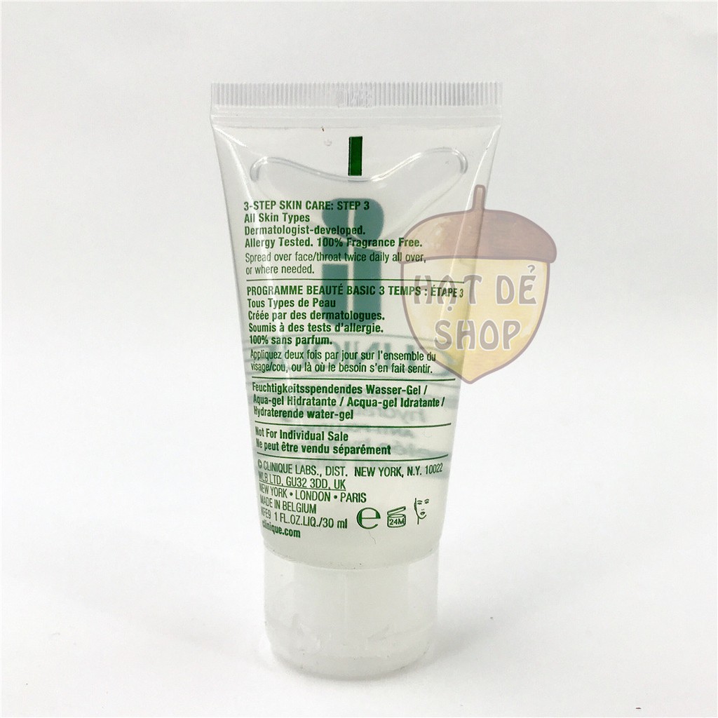 Clinique Thạch Dưỡng Ẩm Da Dầu Dramatically Different Hydrating Jelly 30ml-Hàng Chính Hãng