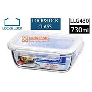 Hộp thuỷ tinh Lock and Lock 730ml hình chữ nhật