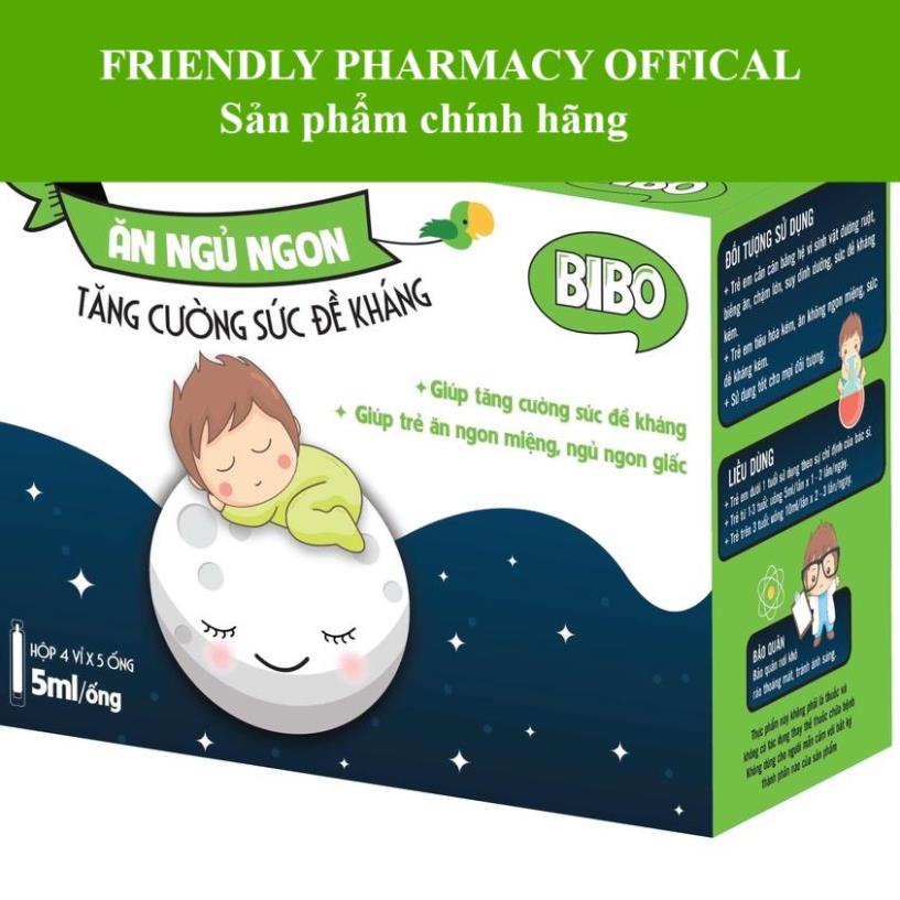 ĂN NGỦ NGON BIBO – Giúp tăng cường sức đề kháng ở trẻ em, cân bằng hệ vi sinh đường ruột, giúp trẻ ăn ngon (20 ống)